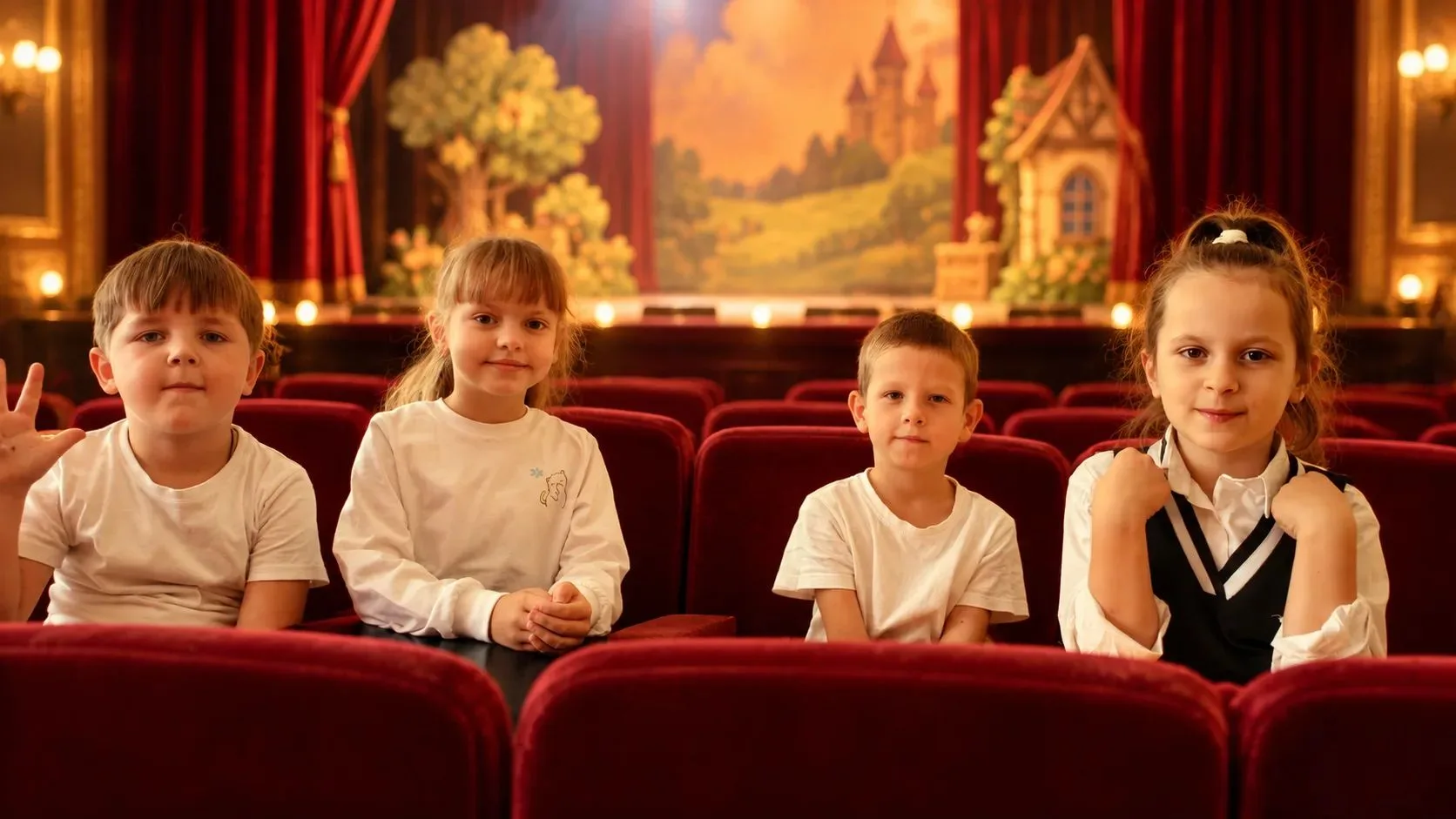 ✨🎭 Театральная студия «Мельпомена» в гостях у первоклассников!