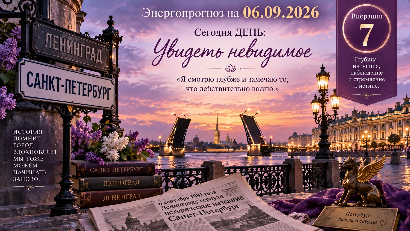 🌟 Энергопрогноз на 06.09.2026