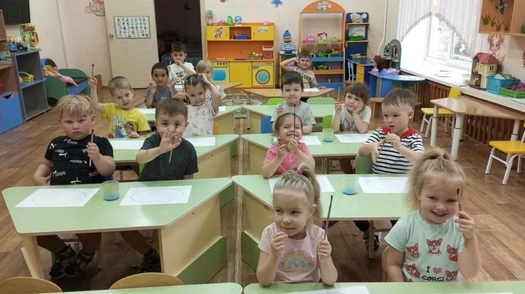 "Рисование": " Аквариум с рыбками"🐠🐟🐟🐠