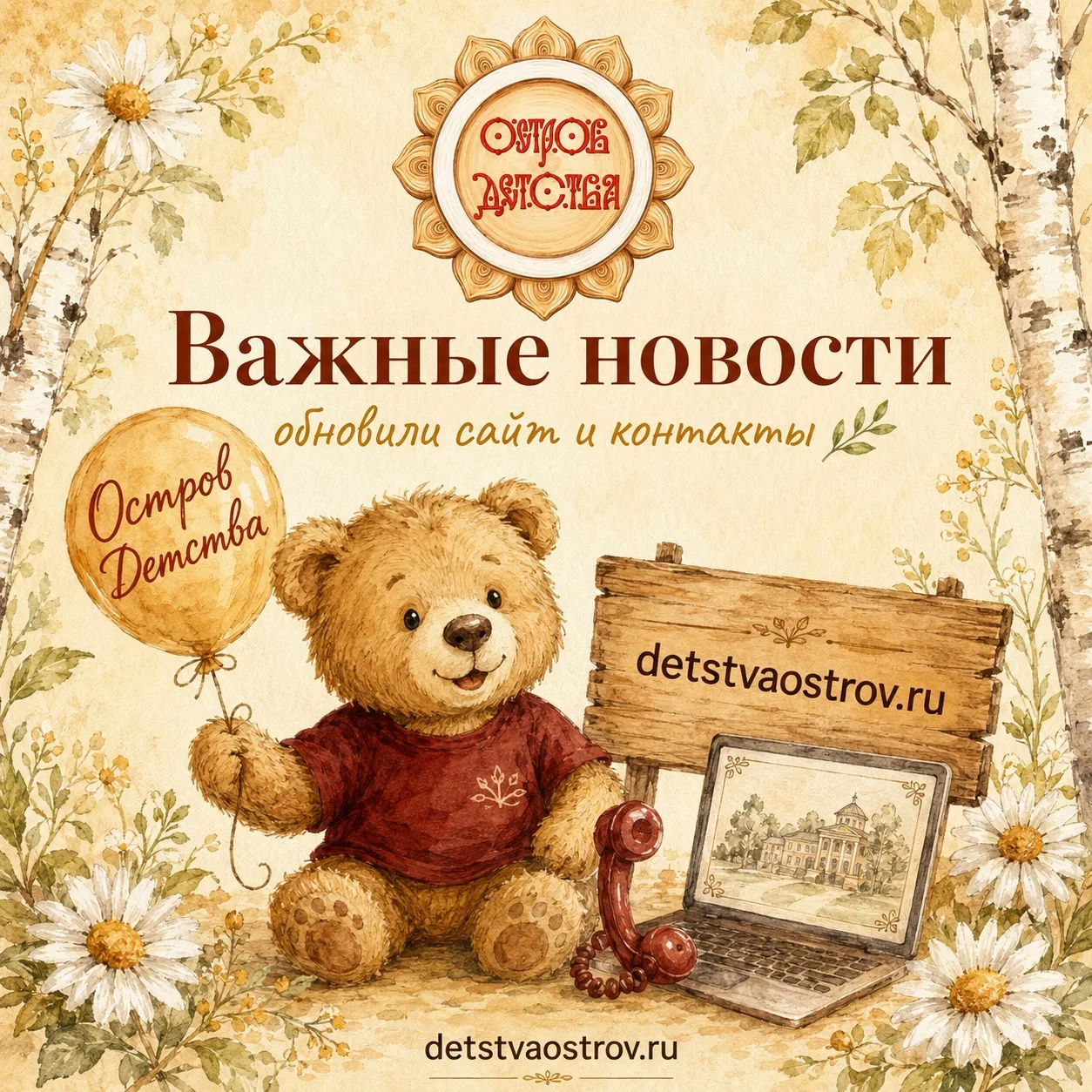 Доброе утро! На связи команда Острова Детства ☀️