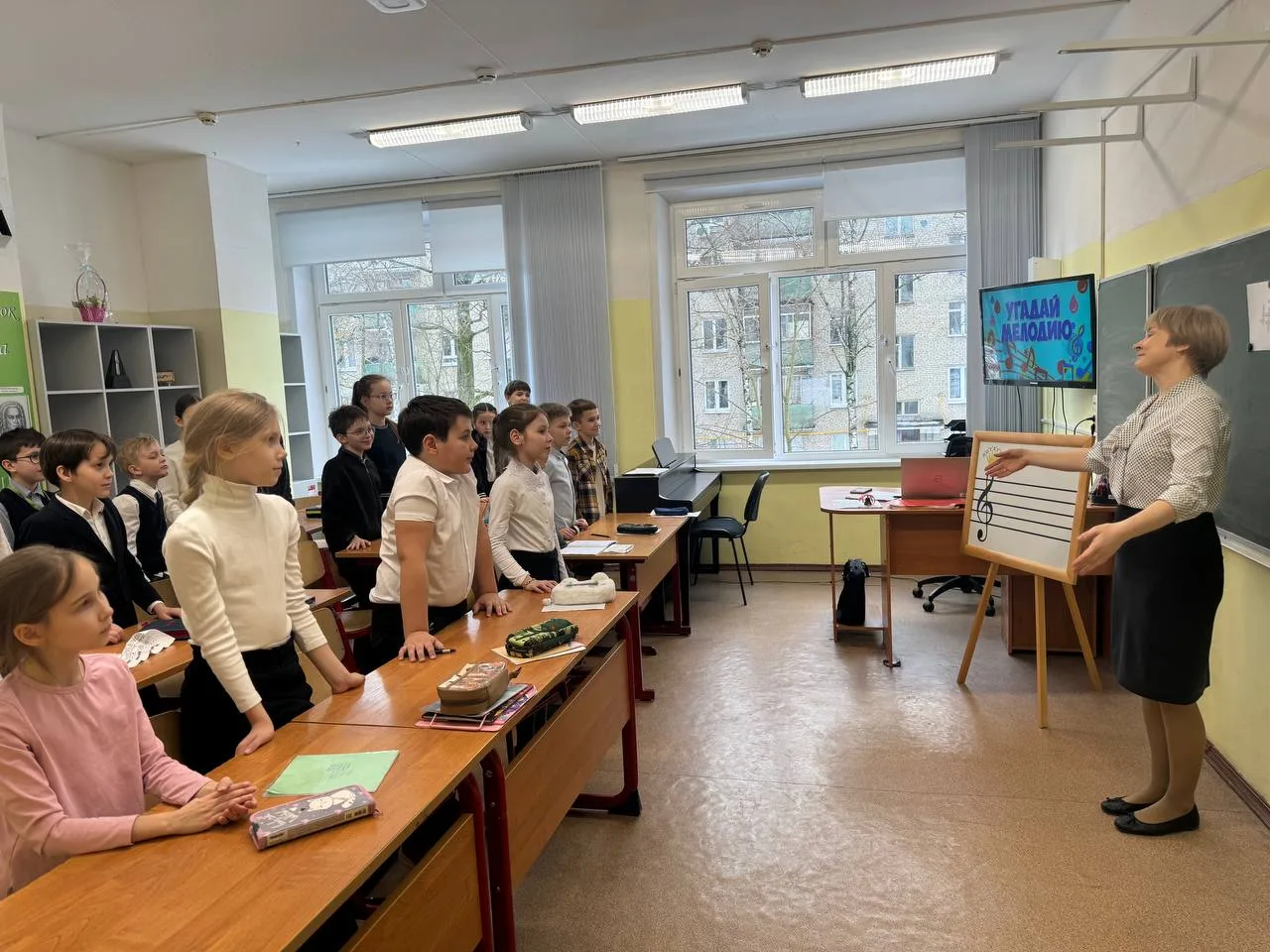 Неделя искусства в школе проходит ярко  🎵 🎵 Состоялся настоящий праздник для ребят: викторины, где н