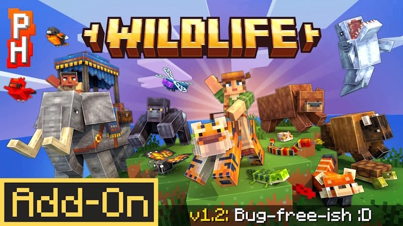 Аддон Wildlife v1.2

Добавьте новых животных в СВОЙ МИР! Эти животные ведут себя так, как вы и предс