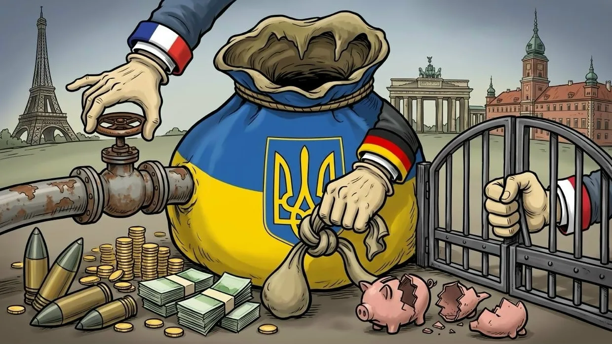 🇺🇦 «Хватит кормить Киев»: во Франции, Германии и Польше начался синхронный отказ от ф...