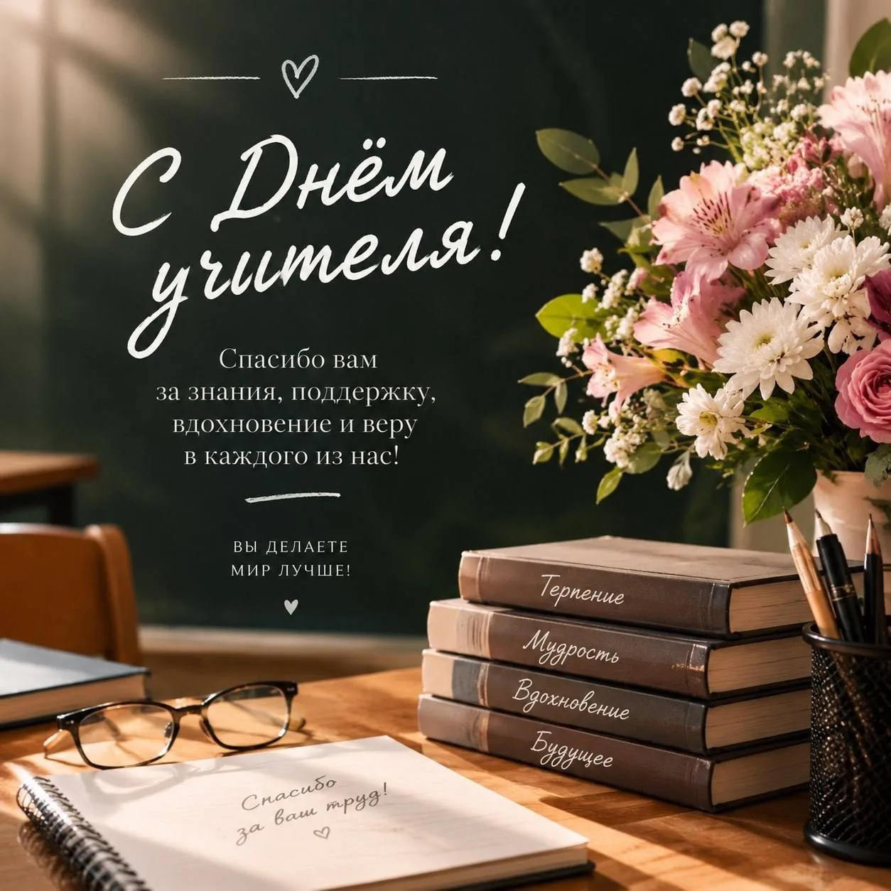 🥳 С Днём учителя, наши лучшие наставники! 📚❤️