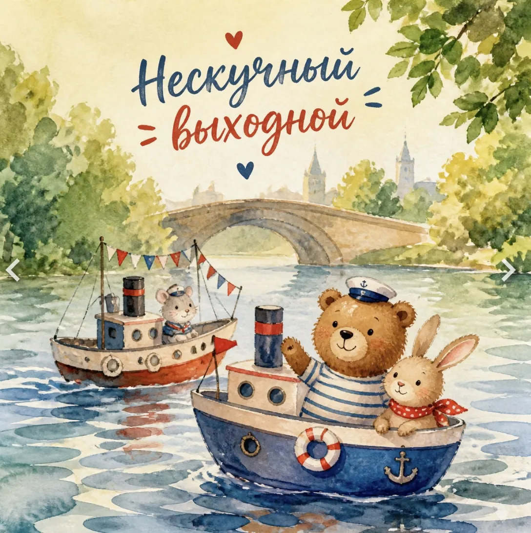 🎉 Нескучный выходной: путешествие по рекам и каналам! 🎉