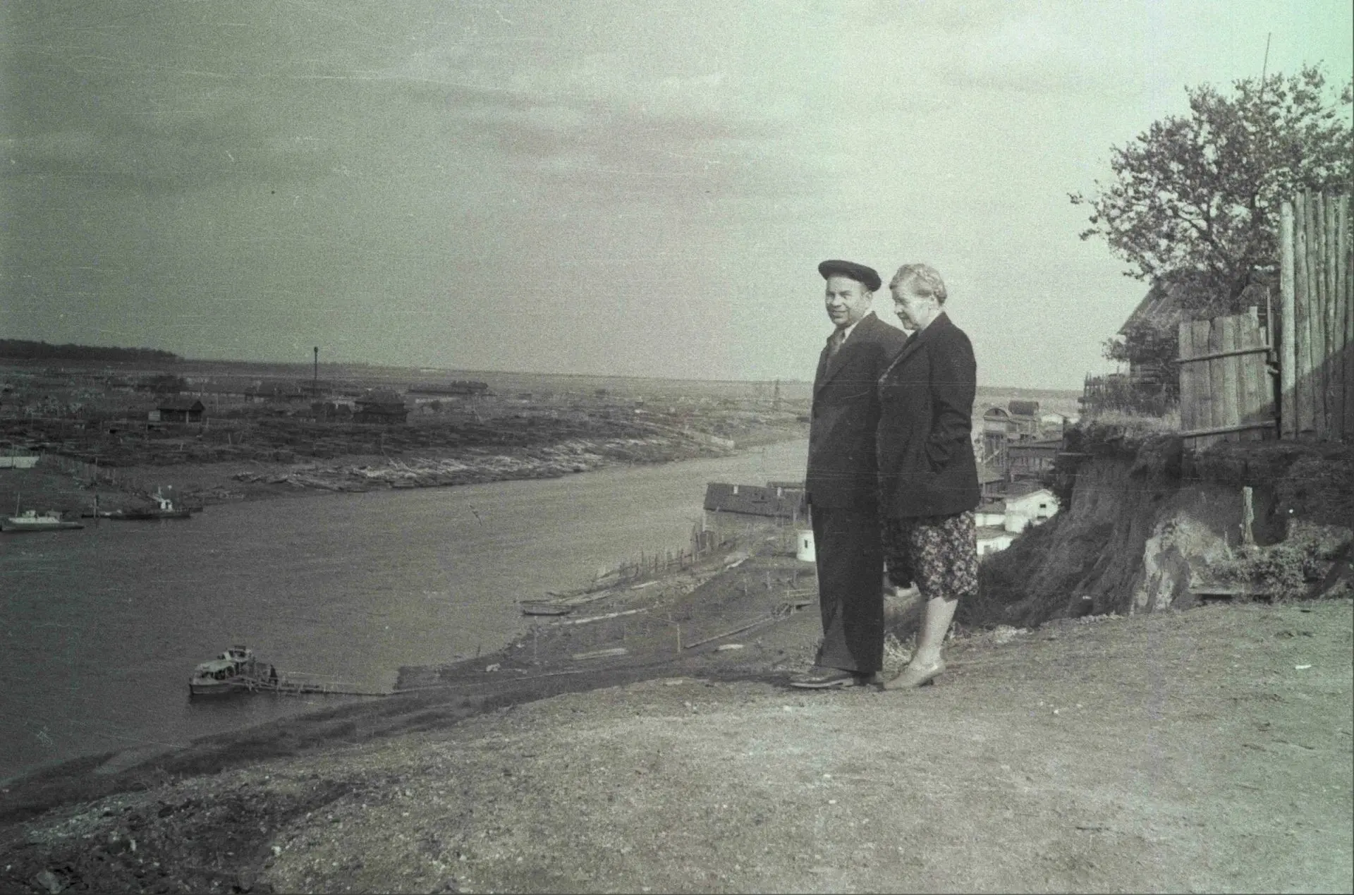 1954 год, вид на Туру, автор Г. Попов