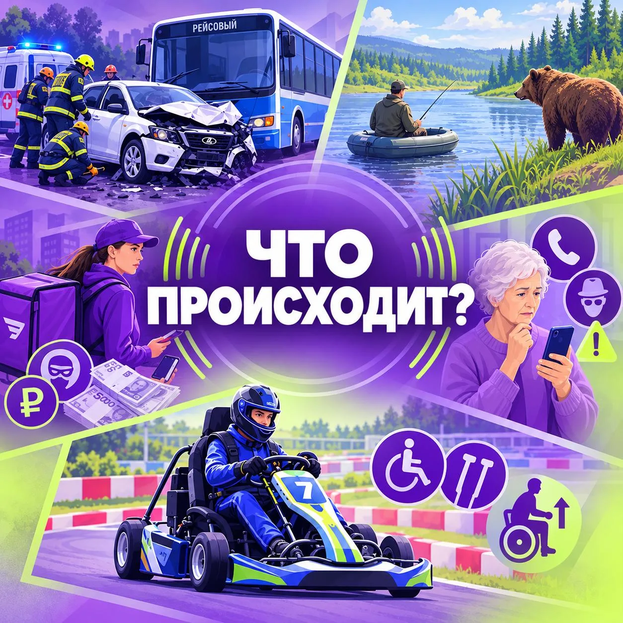 🗞 ДТП в Раменском округе, нападение медведя на рыбака в Приангарье, два громких случая...
