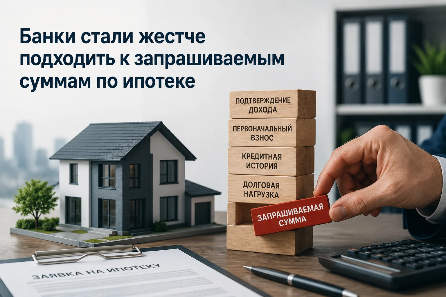 ⚡️ Банки стали жестче подходить к запрашиваемым суммам по ипотеке