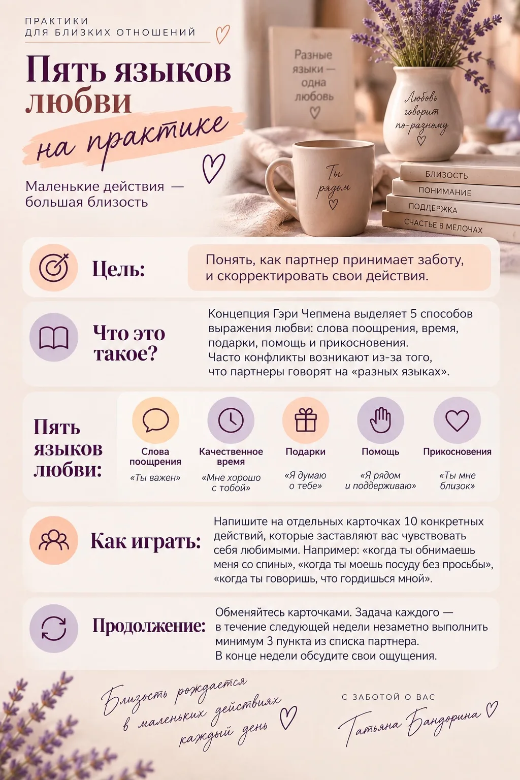 Пять языков любви 💜