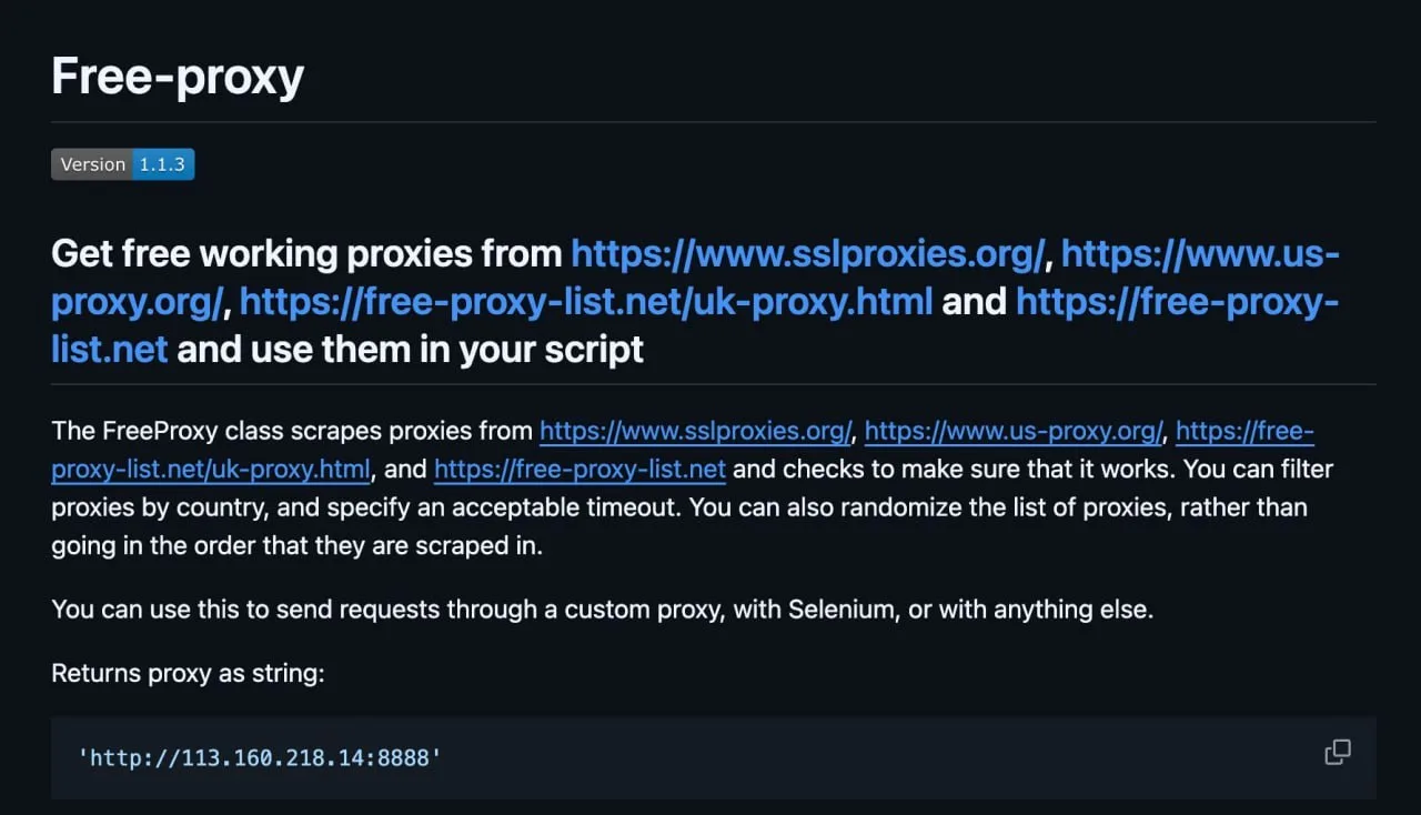 🥷Полная анонимность в сети — Free-proxy собирает сотни бесплатных прокси со всего мира...