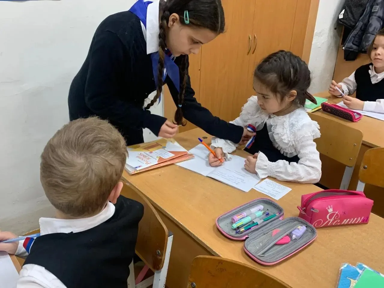 ✨🇷🇺Сегодня, 18 марта, лидеры первичного отделения Движения Первых МБОУ «СОШ №1 им. Магомедова М. М.»