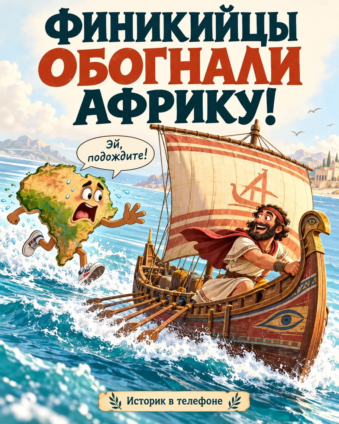 Африка старалась, но корабли у финикийцев действительно были хорошие.