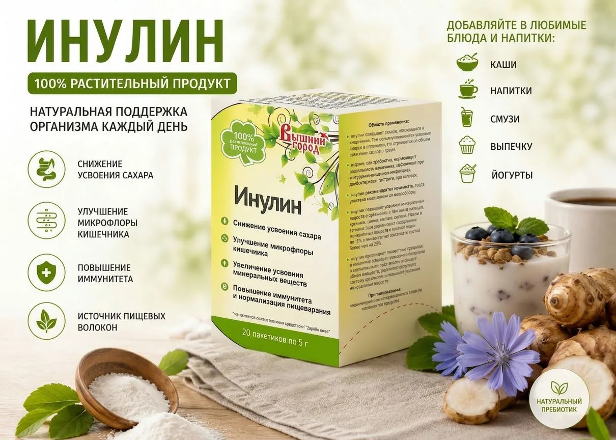 🎉 Инулин: натуральный помощник для вашего здоровья! 🎉Друзья, сегодня расскажем вам о ...