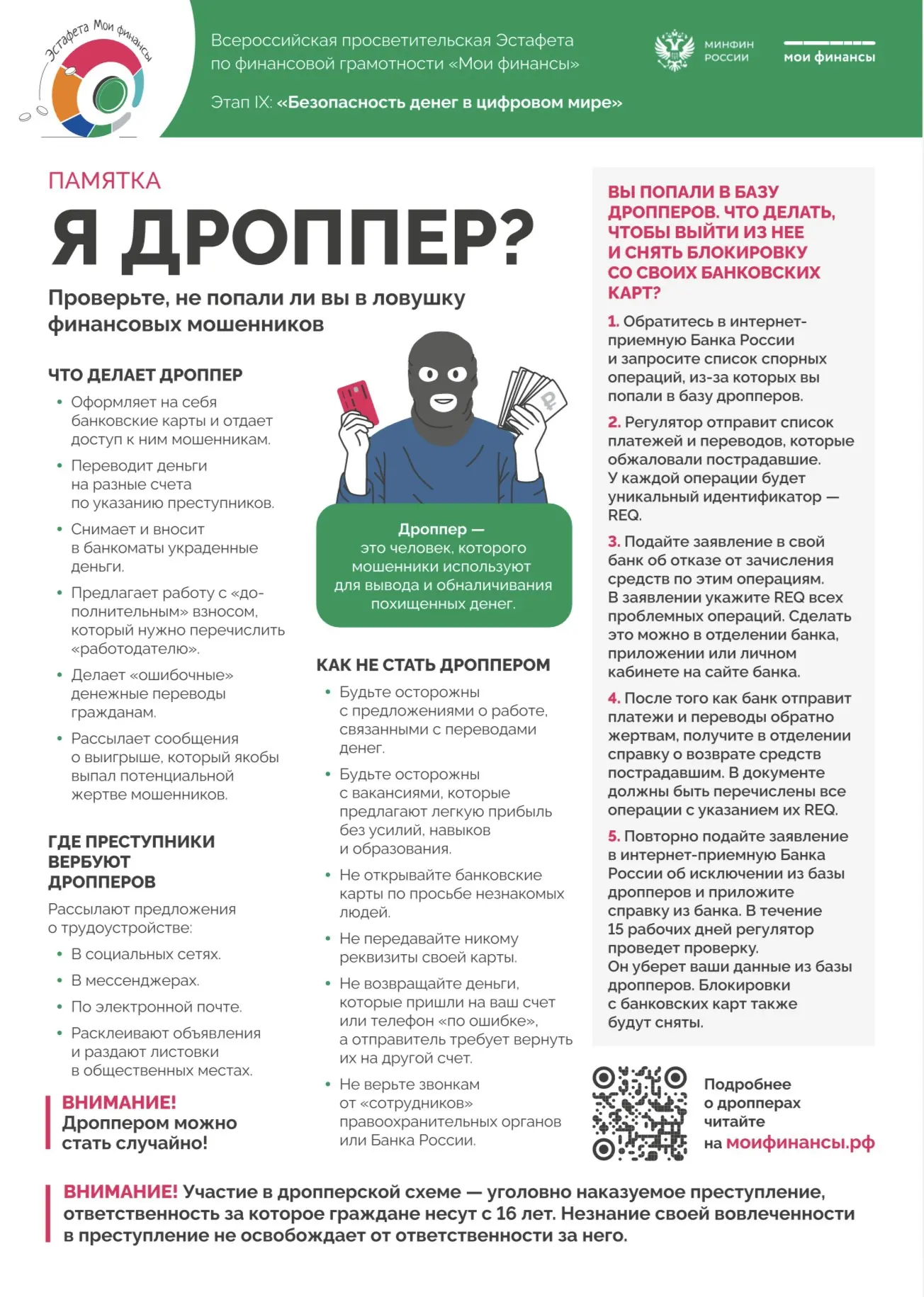 🔄 Я дроппер? Проверьте, не попали ли вы в ловушку

Где проходит граница между случайным участием и 