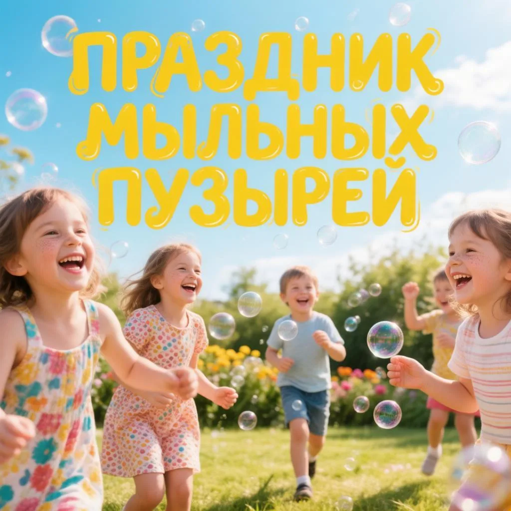 🎈Праздник мыльных пузырей в честь Дня защиты детей!🎈