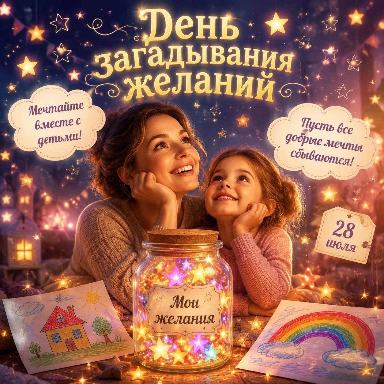 Сегодня у нас особенный день — День загадывания желаний! 💫✨ Это отличный повод остановиться на мгно