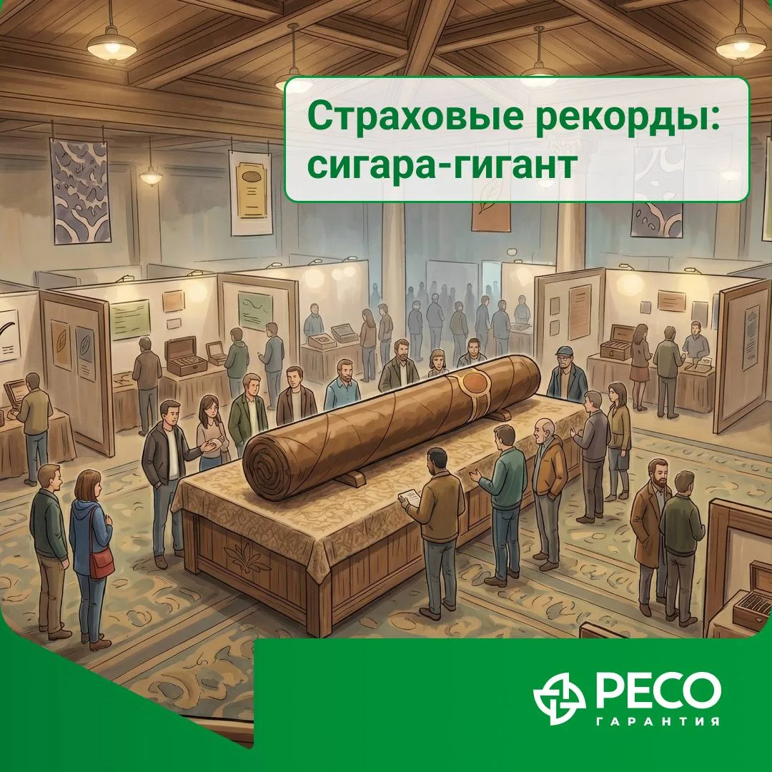 🤭Страховые рекорды: сигара  весом в 110 кило