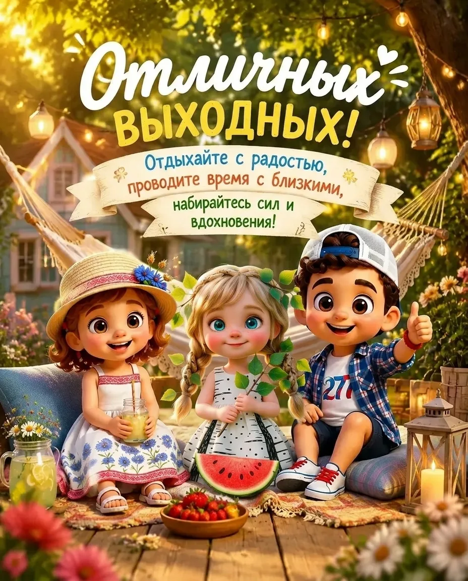 Хорошего отдыха!Отдыхайте с радостью, проводите время с родными и близкими! 🌸

#МДОБУ84Сочи