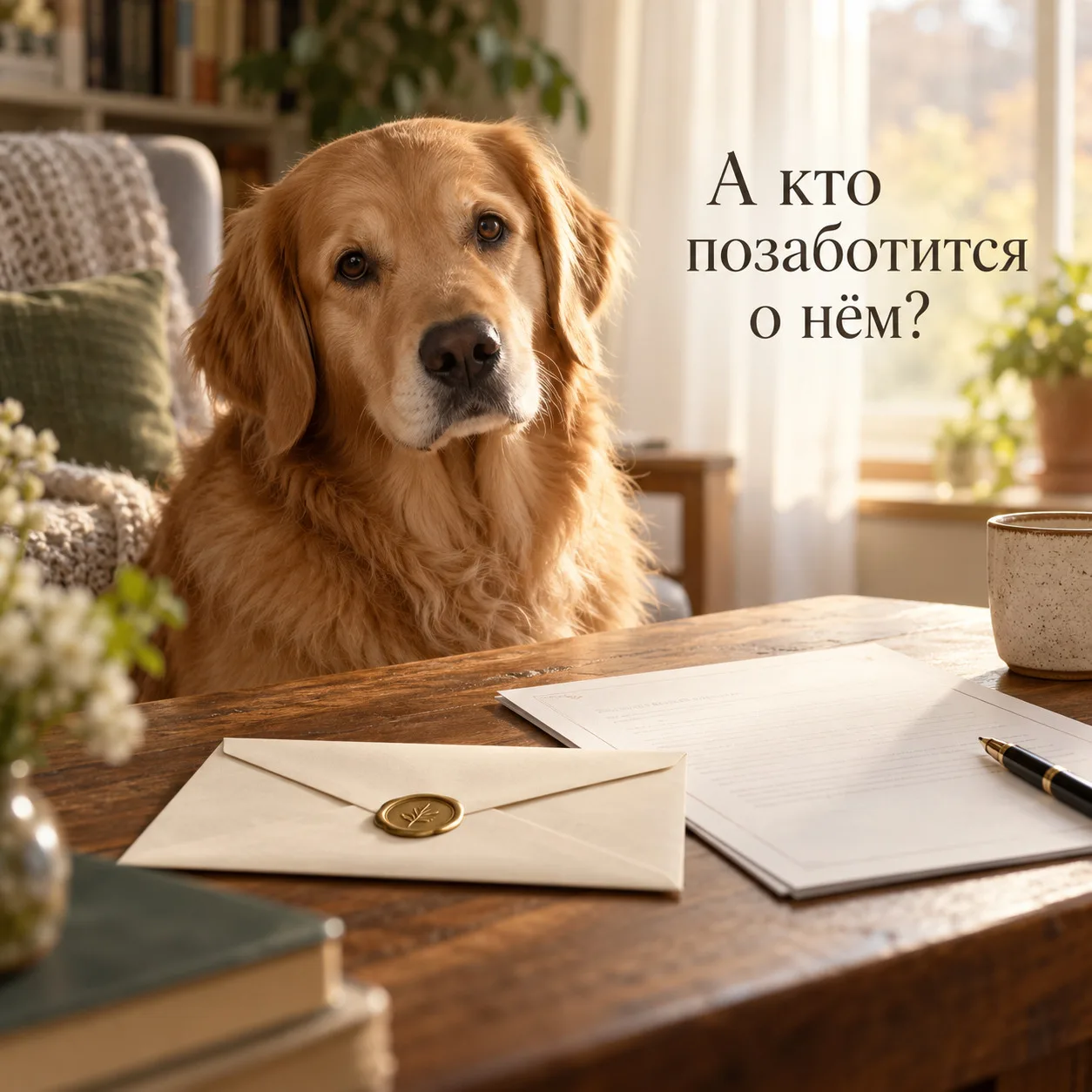 А кто позаботится о питомце, если хозяина не станет? 🐾