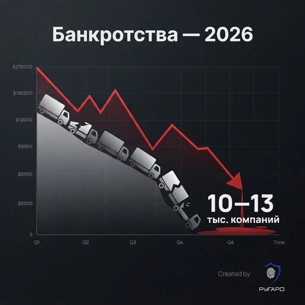 📉 Хроника банкротств грузоперевозчиков — 2026