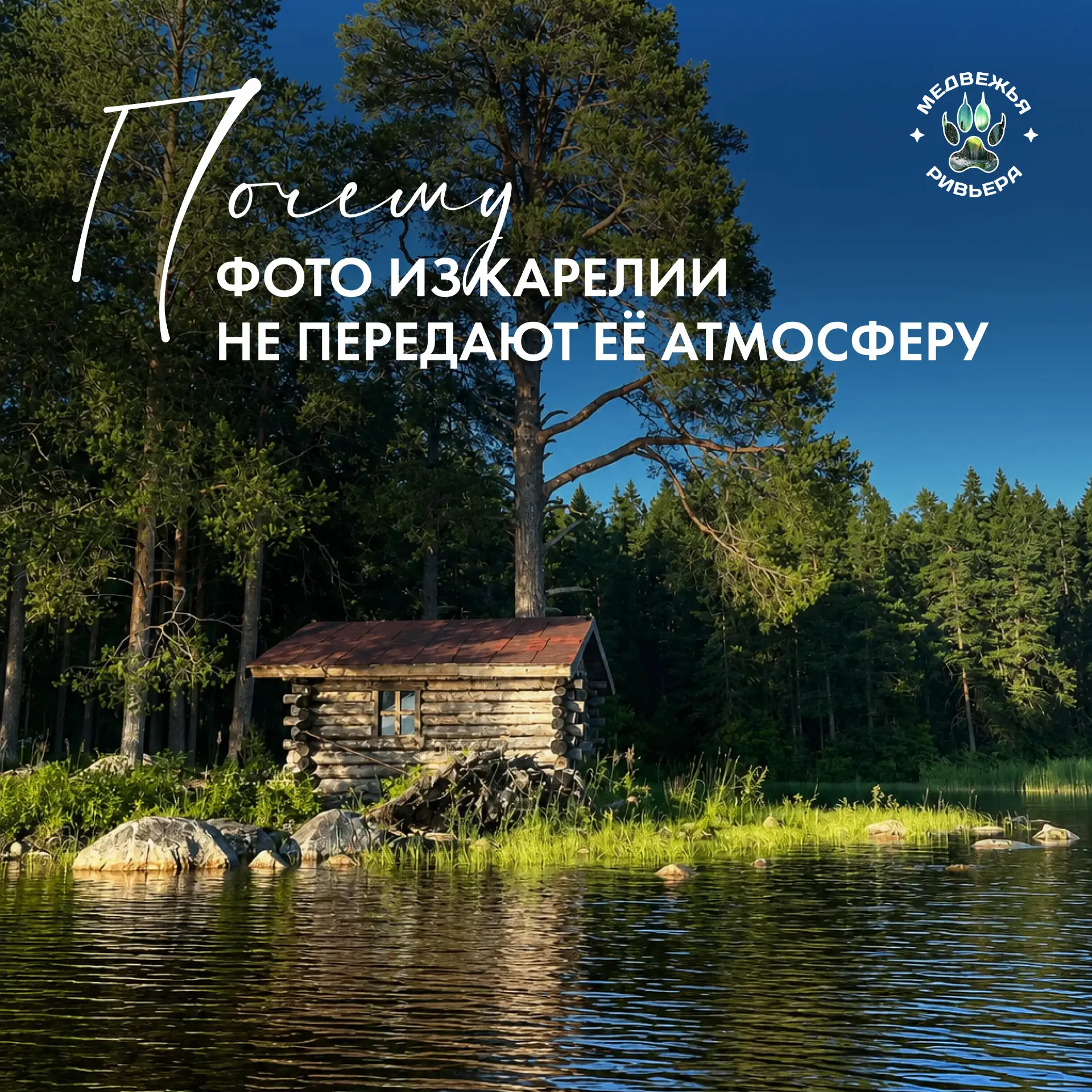 Иногда смотришь фото из Карелии — и вроде красиво 🌿