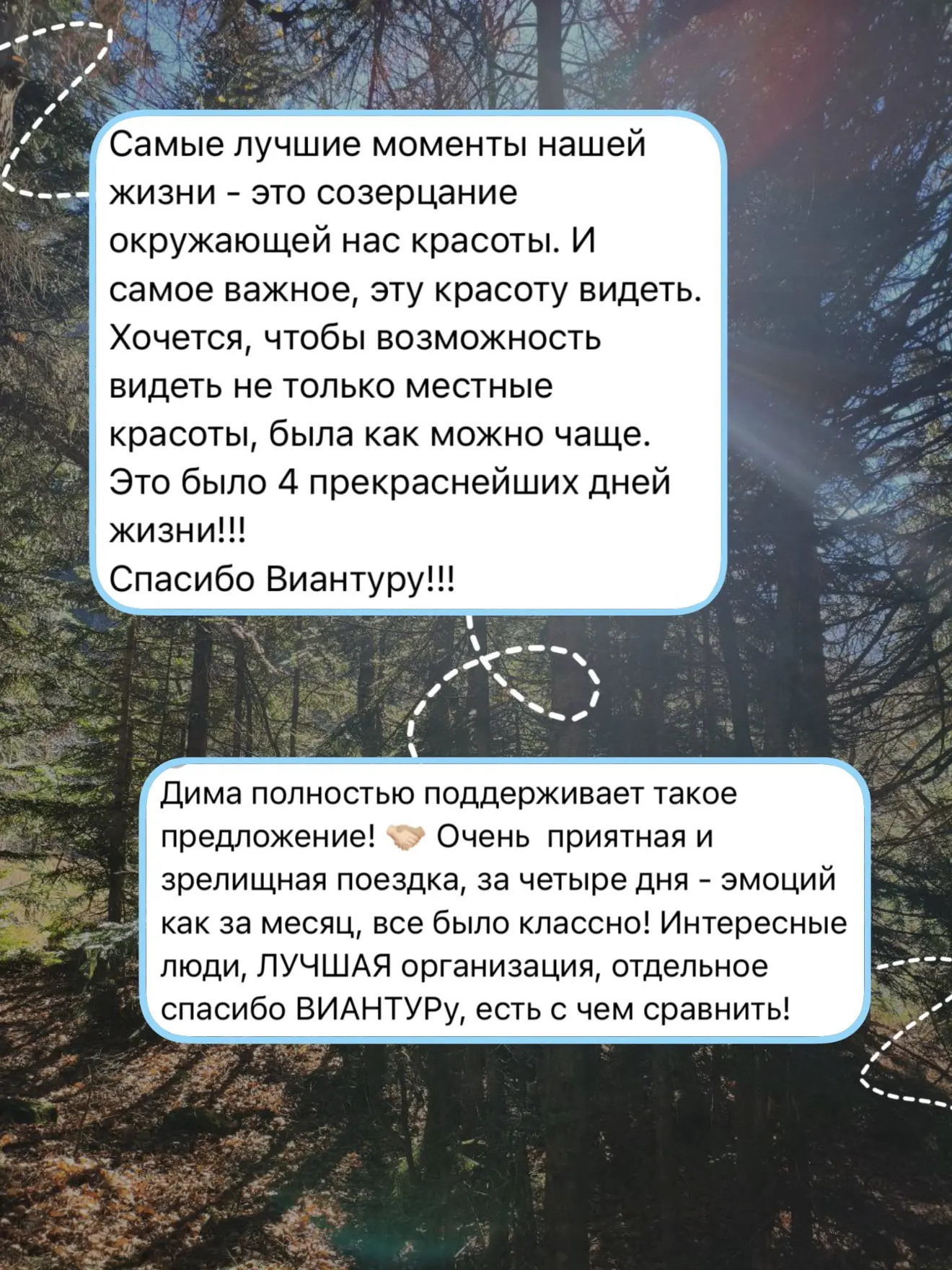 «Самые лучшие моменты нашей жизни - это созерцание окружающей нас красоты. И самое важн...