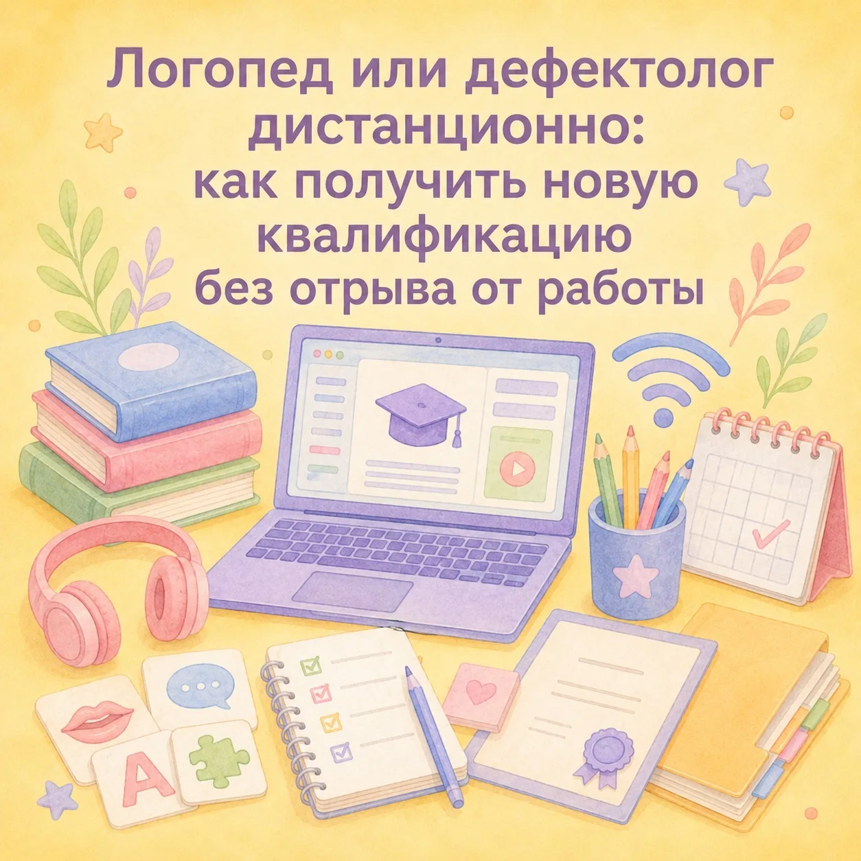 Логопед или дефектолог дистанционно: как получить новую квалификацию без отрыва от работы 🗣💻

Сего