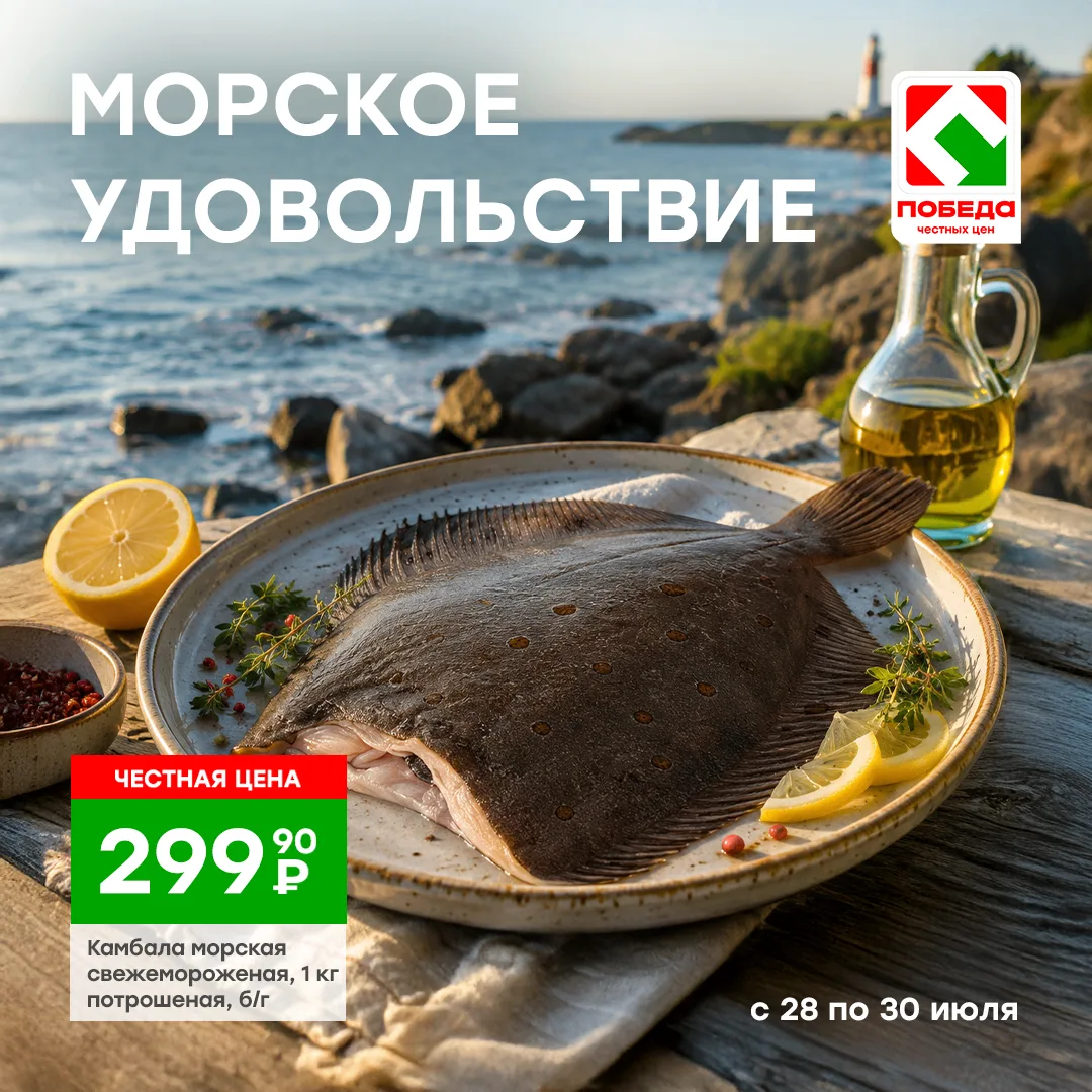 Море у вас дома! 😋Эта рыба станет украшением стола. Её нежность покорит даже тех, кто обычно равнод
