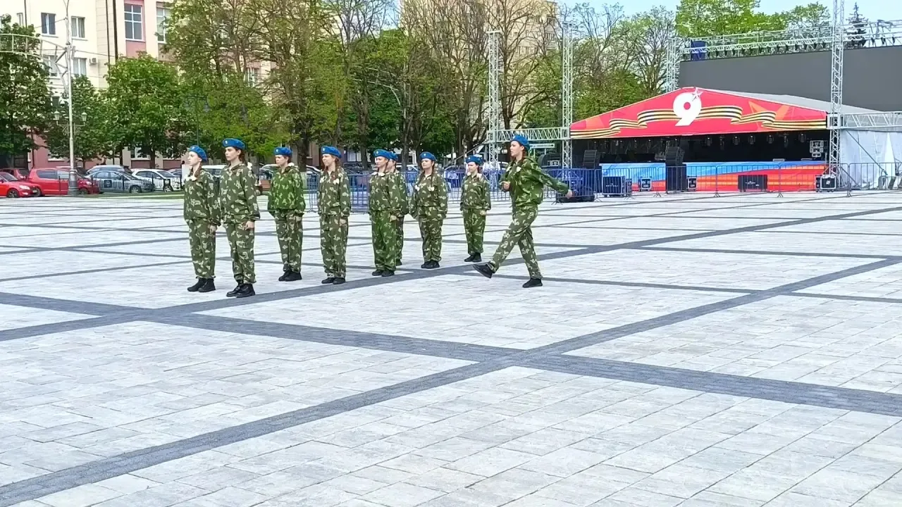 «Катюша» на конкурсе строя и песни! 🔥