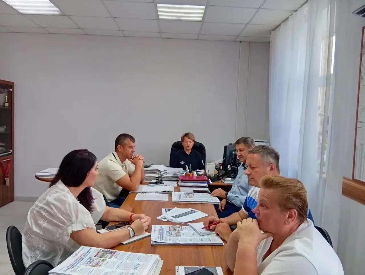 Провели еженедельный штаб  с управляющими компаниями и ресурсоснабжающими организациями...