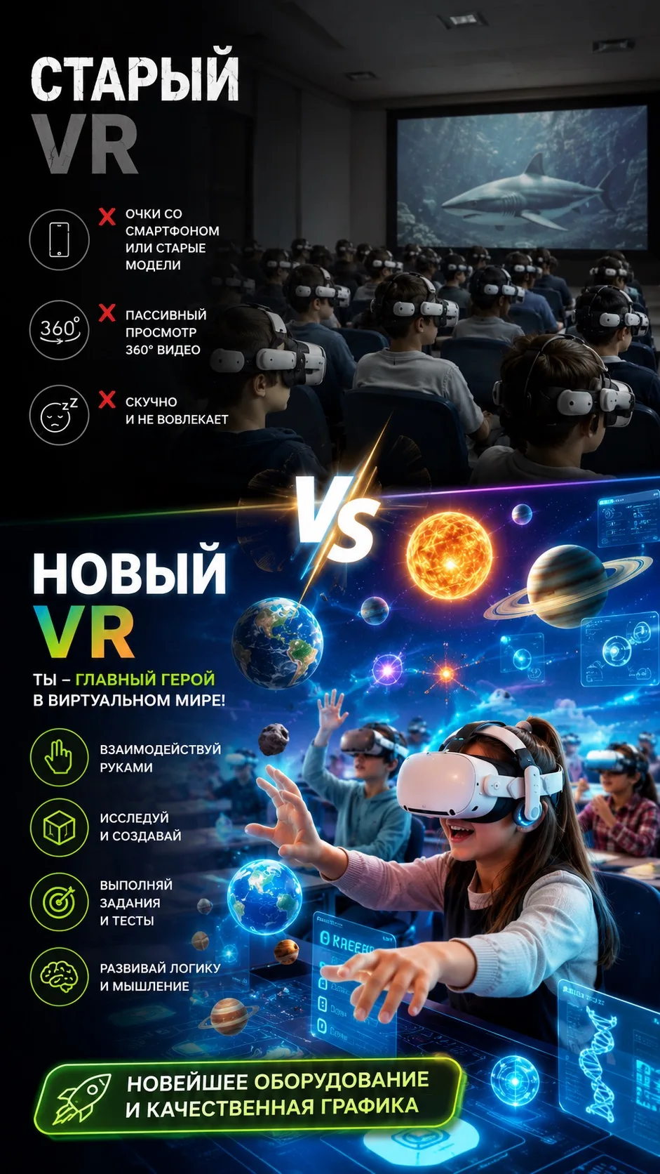 СТАРЫЙ VR - НОВЫЙ VR
