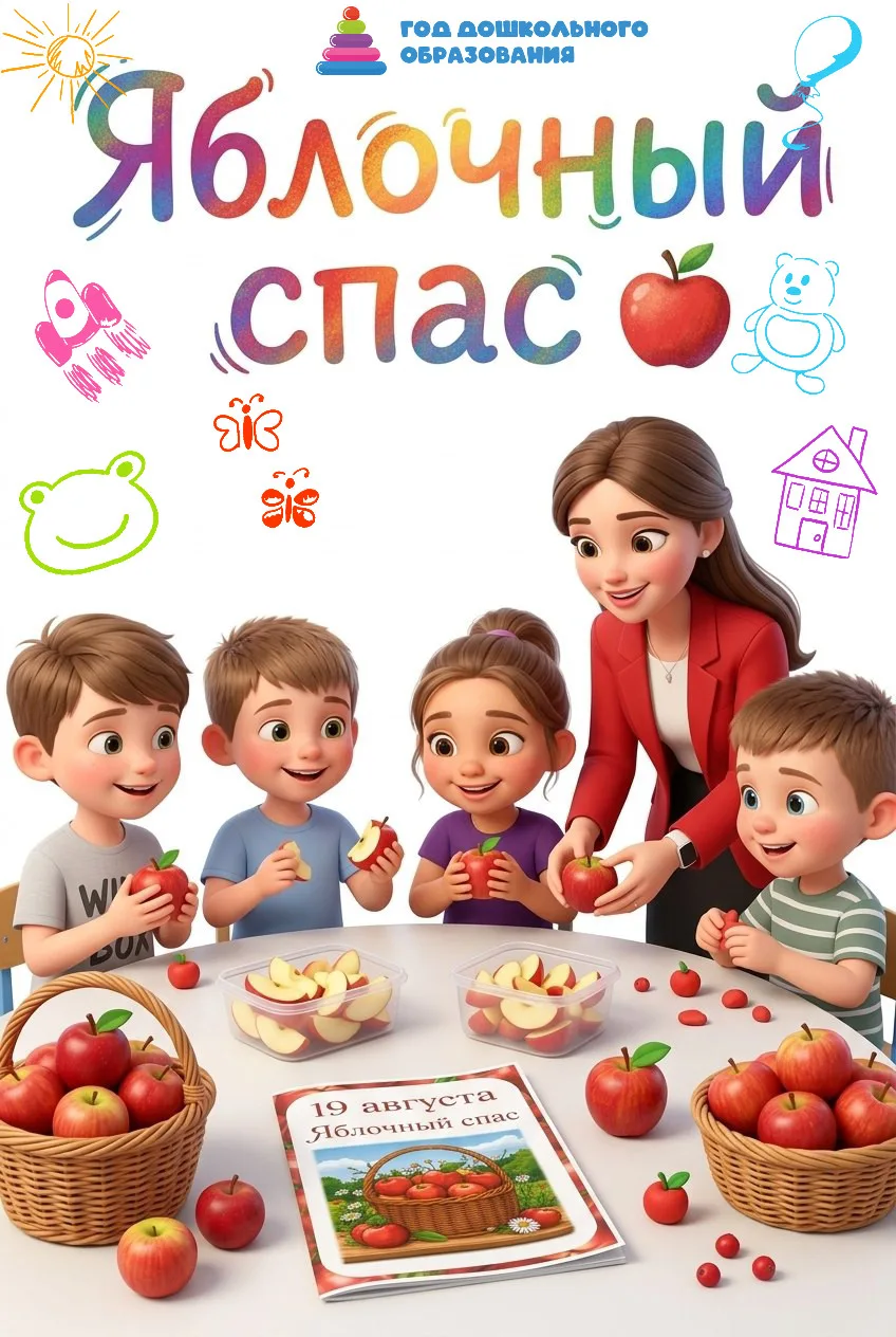 🔆 19 августа - Яблочный Спас в группе "Пчелки" 🍏🍎🍏