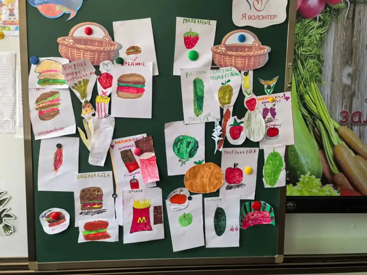«🍎 Что на тарелке? Учимся питаться правильно!🥦