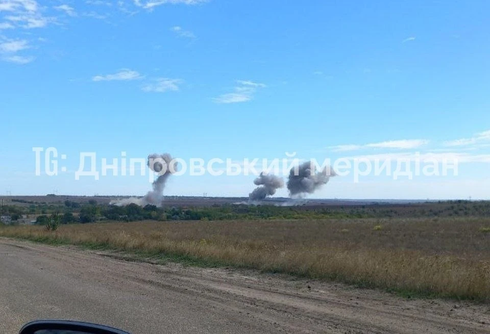 в 11:35 был нанесен удар УМПК в районе Николаевки Днепропетровской области.