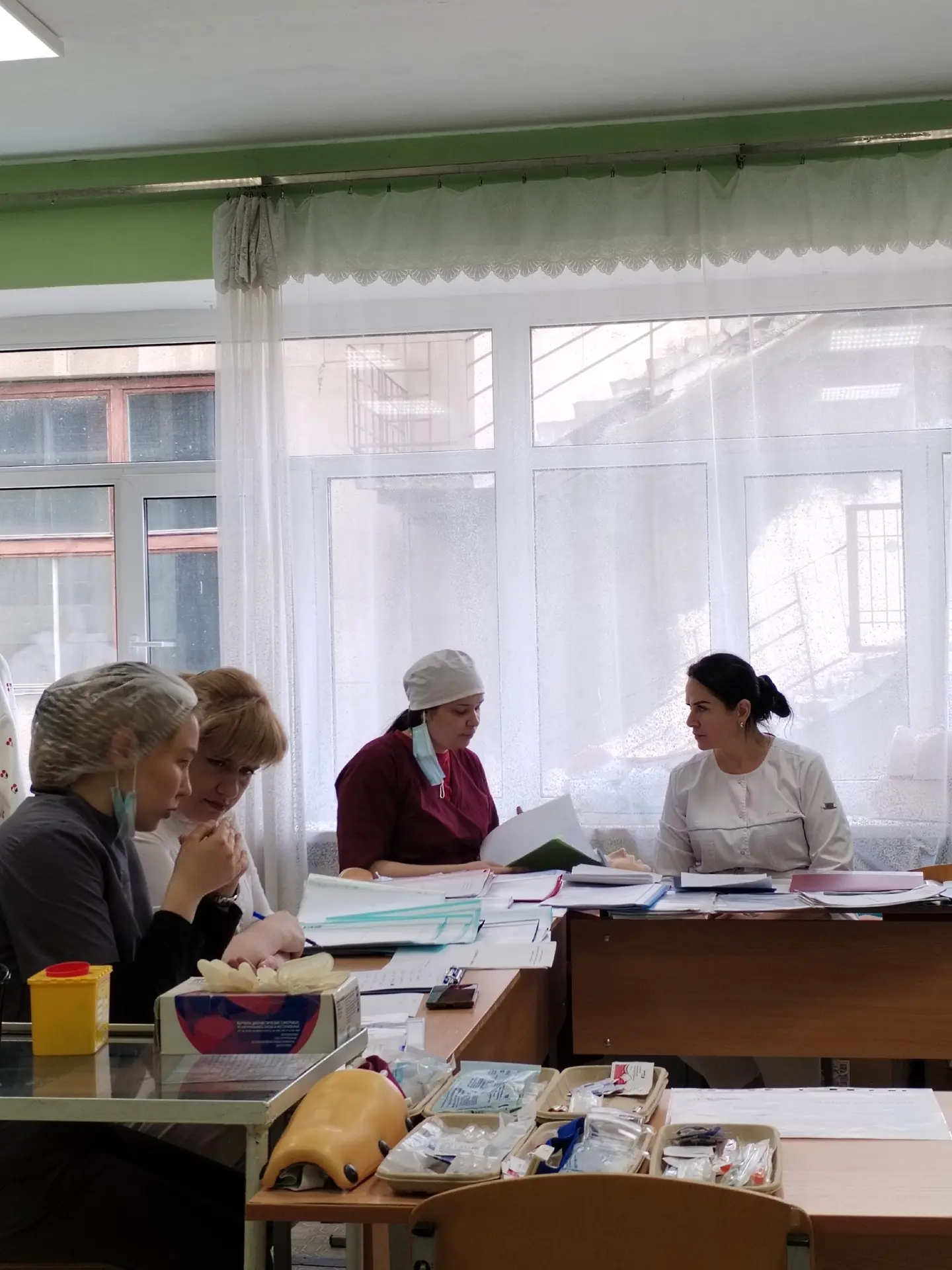 Студенты отделения «Сестринское дело» успешно защитили преддипломную практику