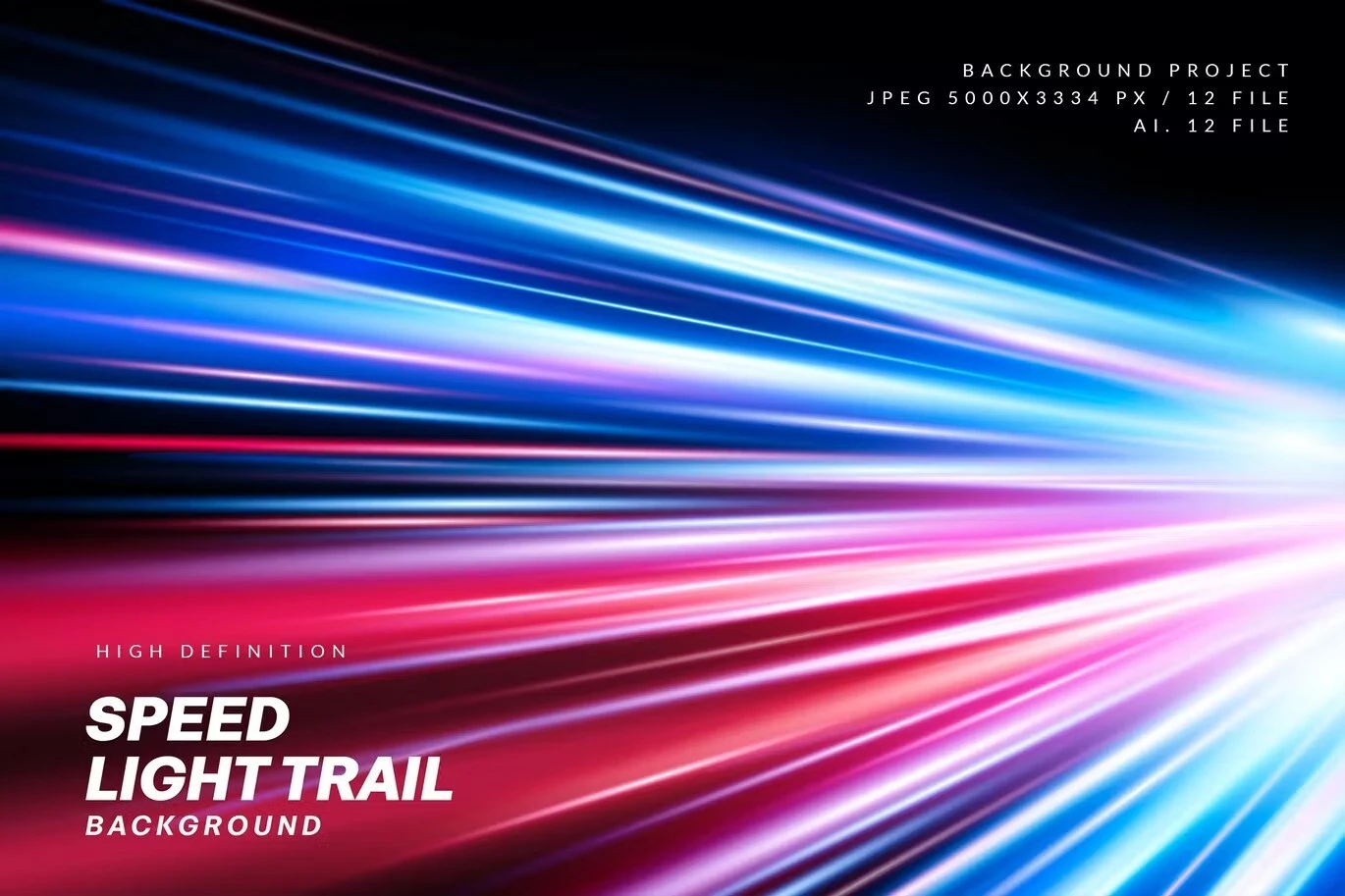 ✅ Speed Light Trail Background