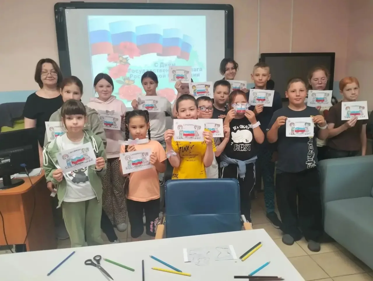 🇷🇺 Бело-сине-красный август: мастер-класс ко Дню Государственного флага!