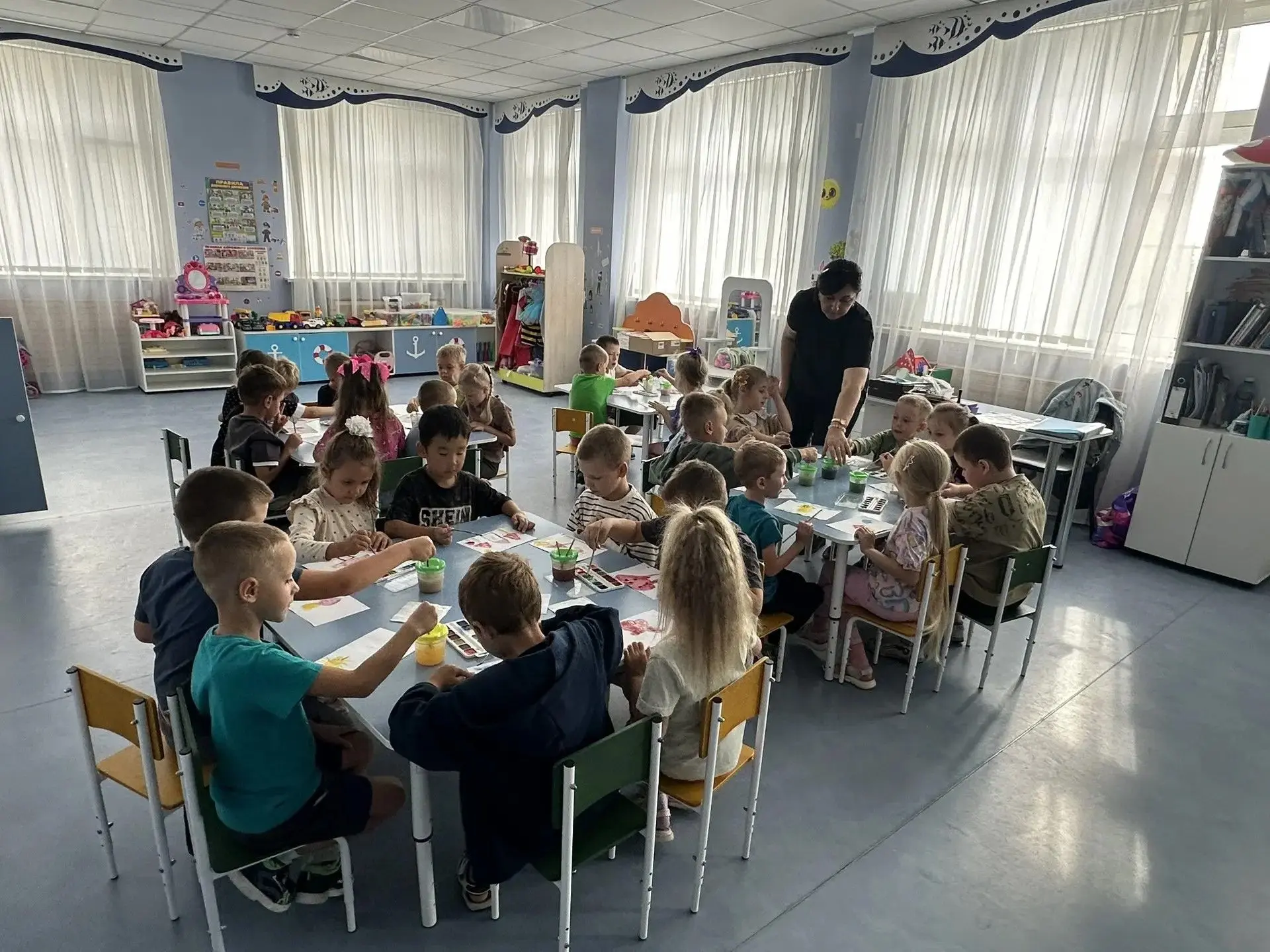 Согласно плану ДОУ, в группе №7 «Островок», в завершение первой недели диагностики, вос...