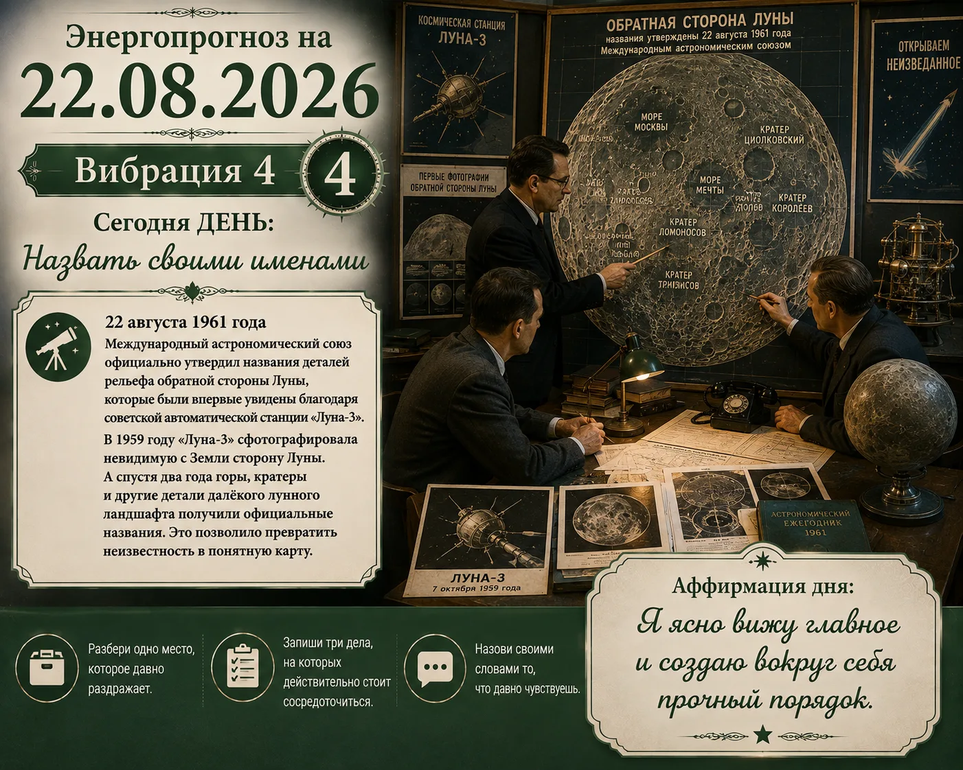 🌟 Энергопрогноз на 22.08.2026