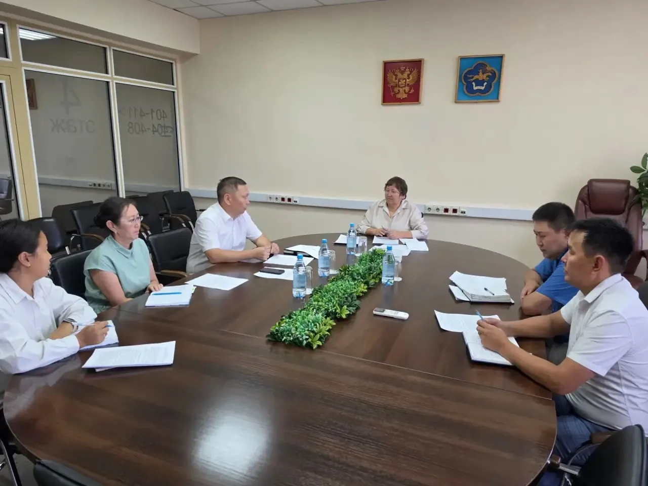 🗒️ Состоялось совместное рабочее совещание Управления Федерального казначейства по Республике Тыва 