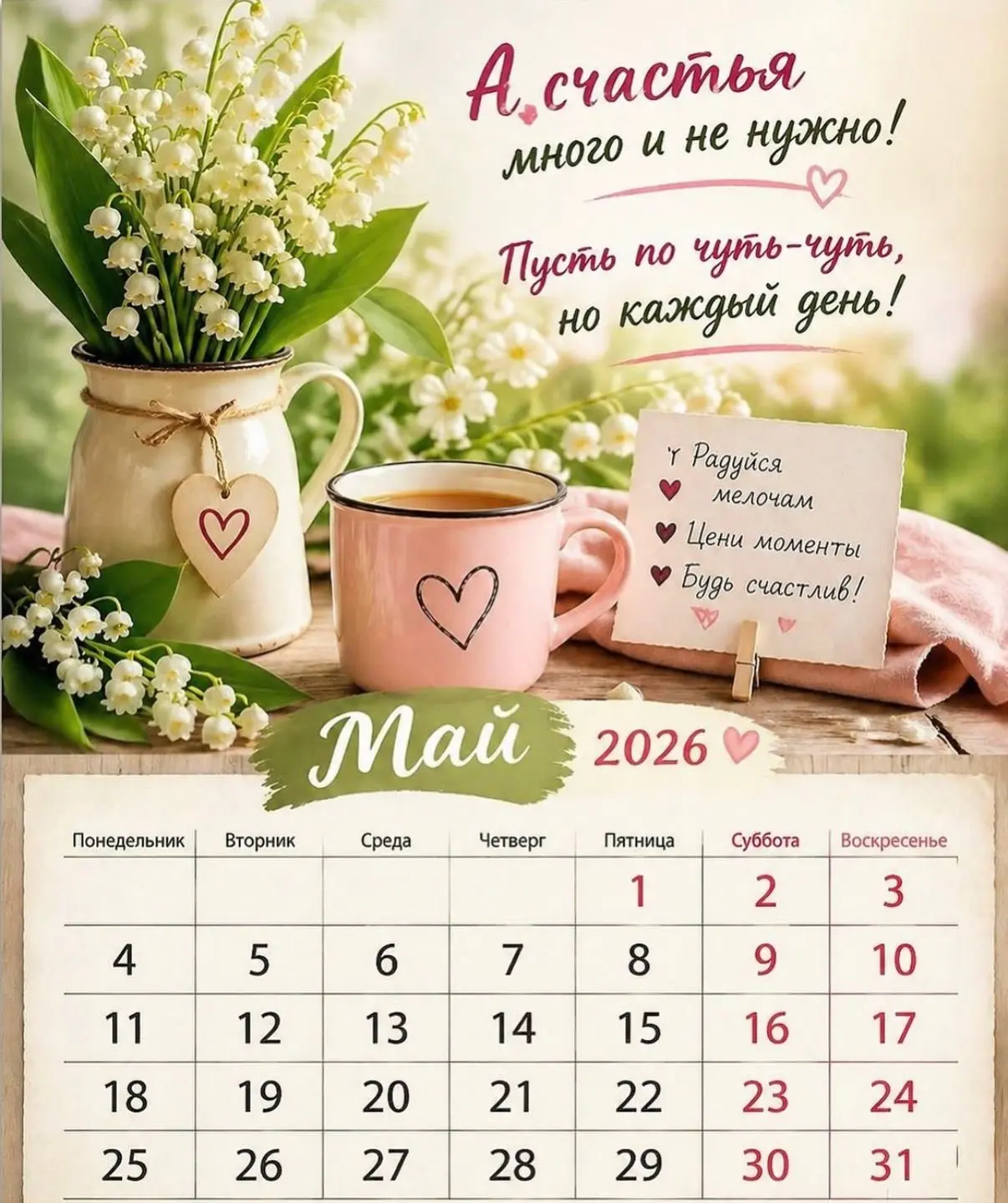 1 Мая — день весны, цветов и отличного настроения! 🌿 Пусть ваши трудовые будни будут легкими и проду