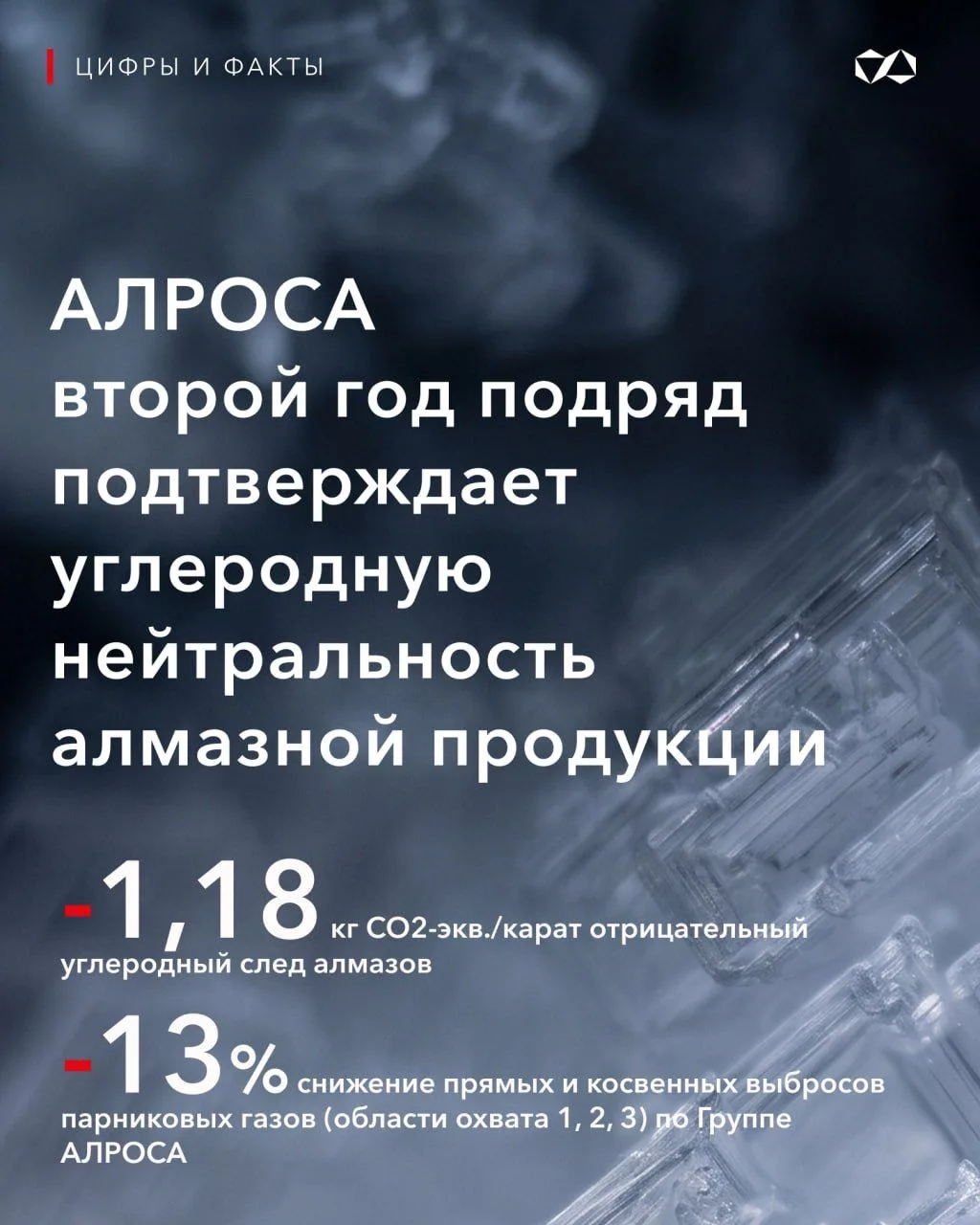 💎 15 лет устойчивого развития: главное — люди, которые создают будущее
 
АЛРОСА представила 15-й юб