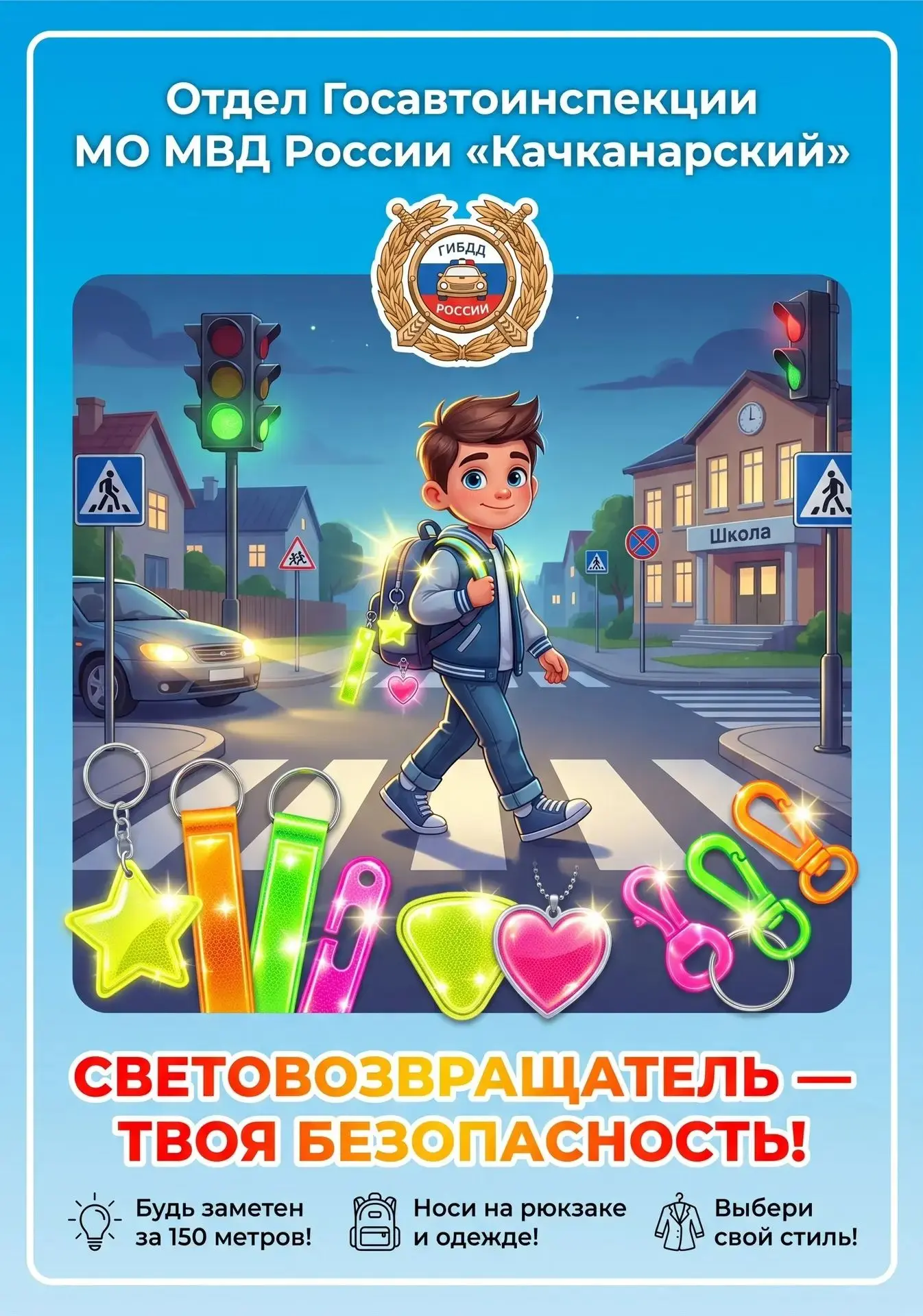 ⭐️🌟💫ТОП-7 советов по выбору стильного световозвращателя для школьника ✨