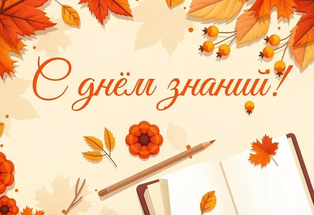 🍁Поздравляем с Днём знаний!📚