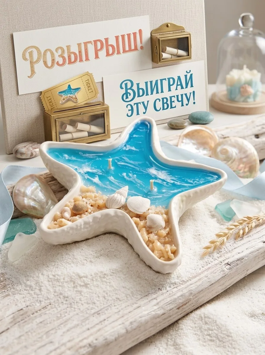 🌊 Дарю свечу «Море на ладони»!