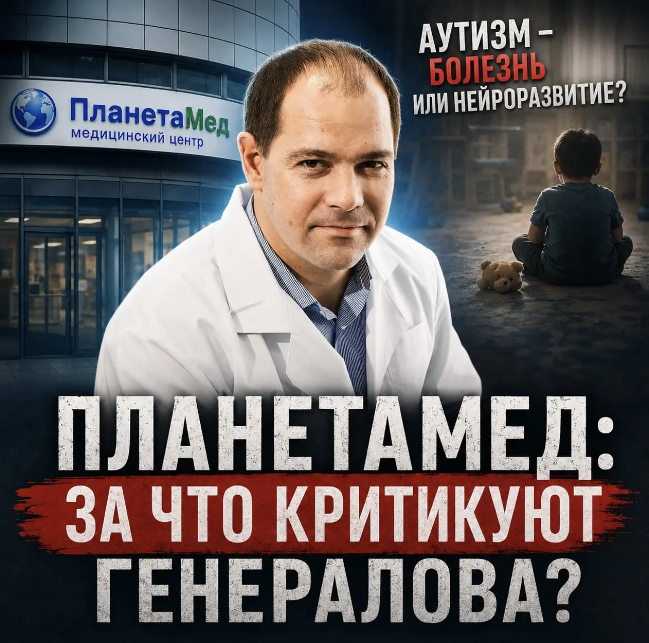 Шум вокруг Генералова и «Планеты Мед» с их обещаниями вылечить аутизм, и его армией под...