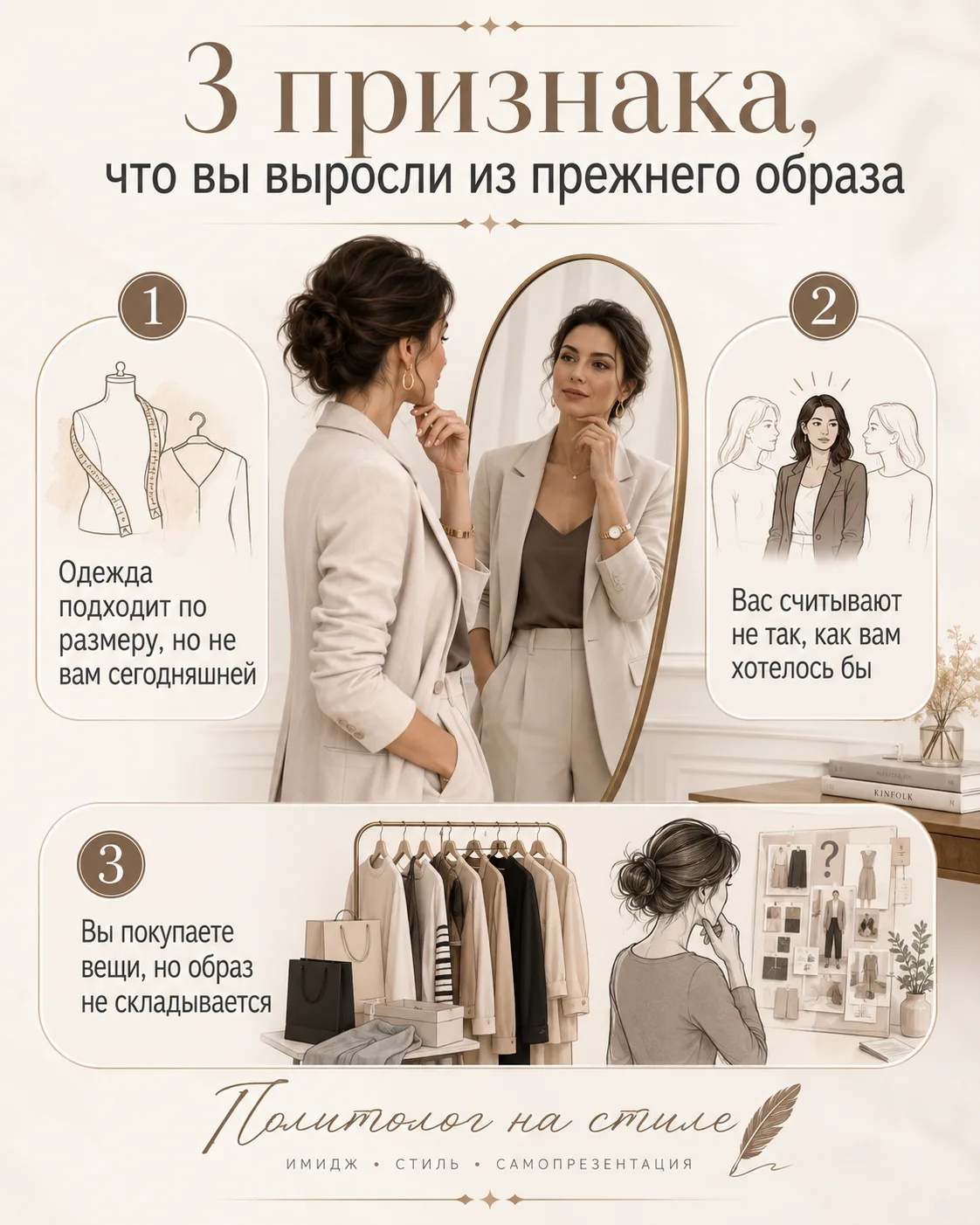 3 признака...
