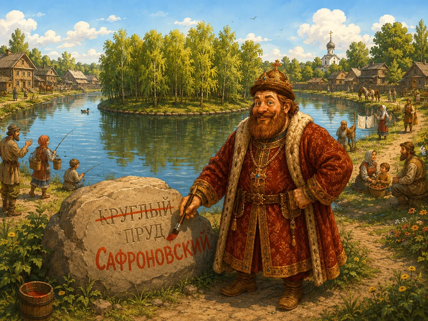 ✅ПРАВИЛЬНЫЙ ОТВЕТ

САФРОНОВСКИЙ 🗺️⚓
Именно так Круглый пруд назывался раньше. Название было связано