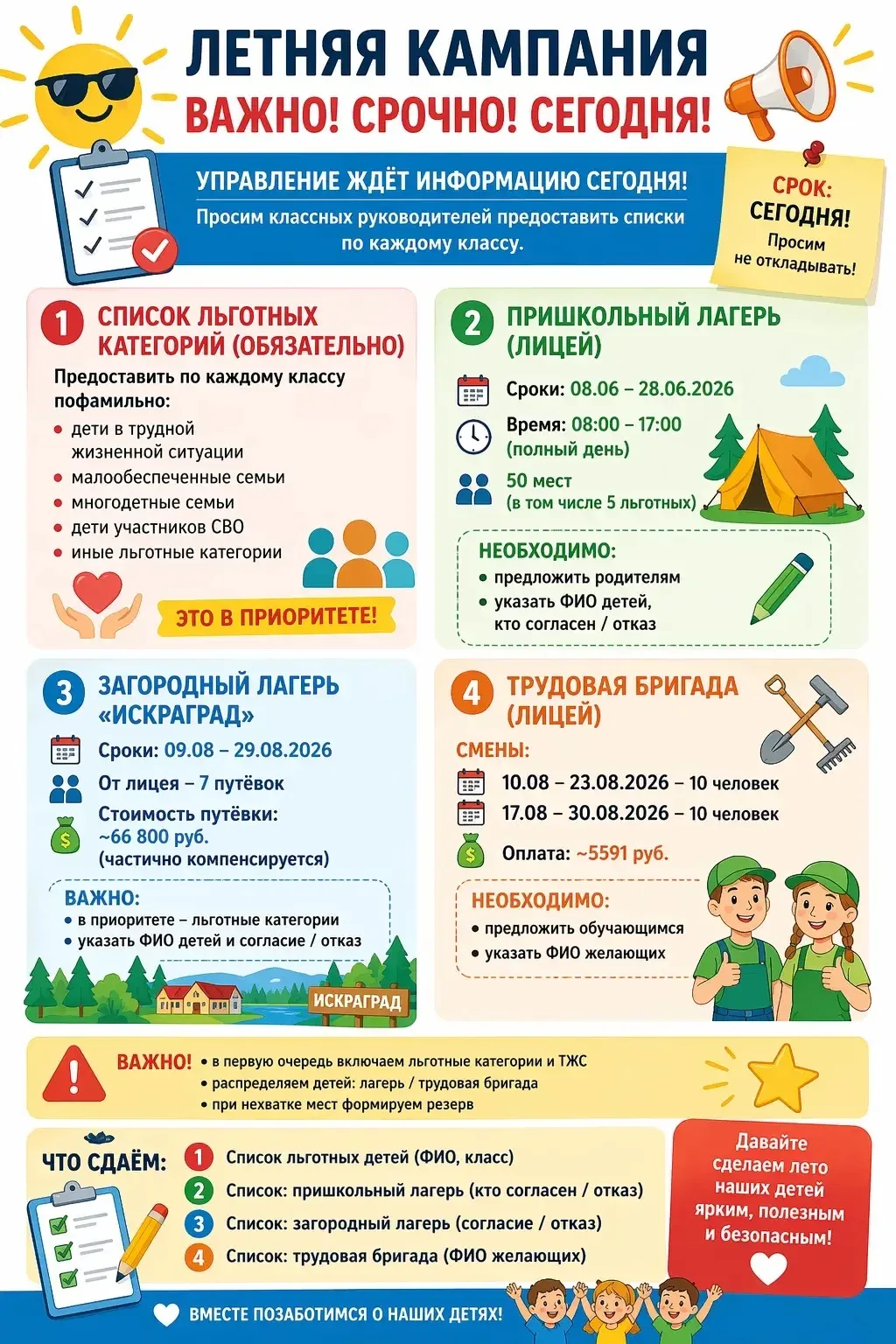 ЛЕТНЯЯ КАМПАНИЯ В ЛИЦЕЕ