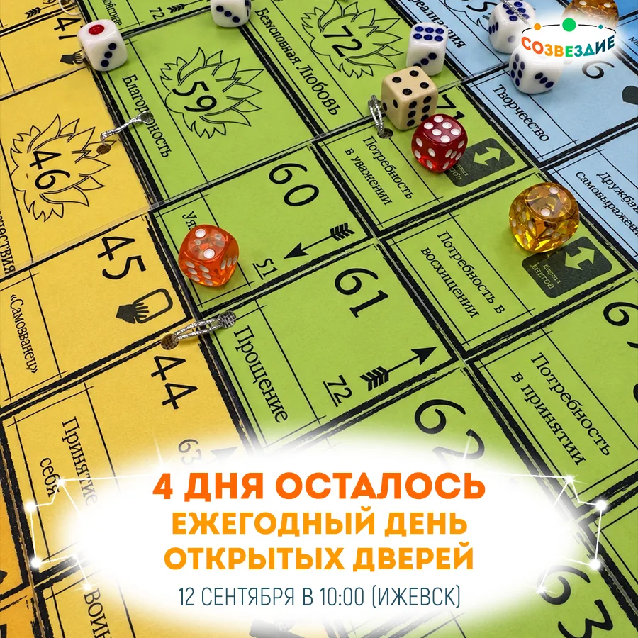 ✨ Осталось всего 4 дня до Ежегодного Дня открытых дверей в «Созвездии»!